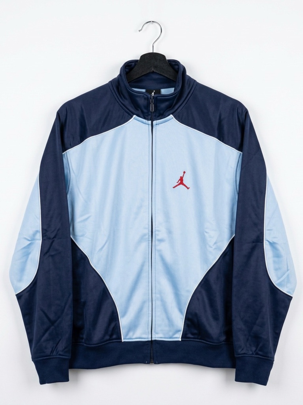 Jordan Navy & Light Blue Full-Zip Performance Jacket with Red Jumpman